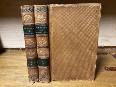 1807 2 Vols. Memoirs Of Richard Cumberland - Harlaxton Manor Bookplate-image