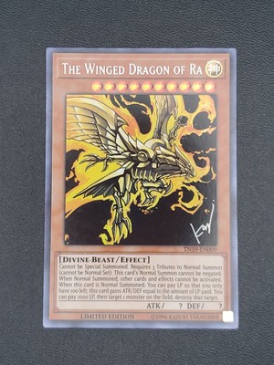 Yugioh The Winged Dragon of Ra TN19-EN009 SECRET RARE Limited Ed. NM Card-image
