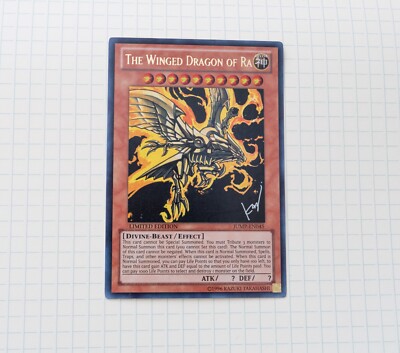 Limited Edition TCG YuGiOh The Winged Dragon Of Ra JUMP-EN045 NM-image
