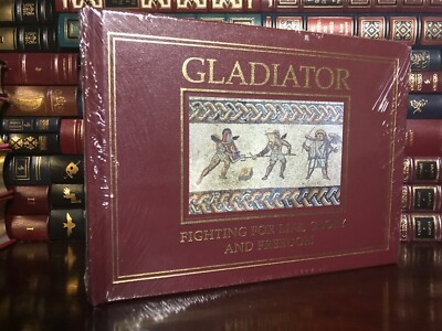 Gladiator by Ben Hubbard New Sealed Easton Press Leather Hardback Life Glory-image