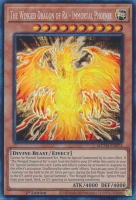 1x (NM) The Winged Dragon of Ra - Immortal Phoenix - MZTM-EN074 - Collector's Ra-image