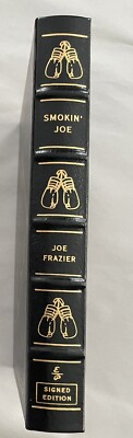 EASTON PRESS Smokin' Joe Frazier SIGNED Leather Boxer Boxing Memoir Biography-image