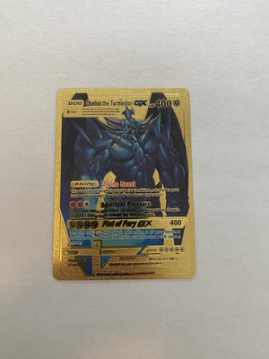 Obelisk the Tormentor GX Yugioh Gold Metal-image