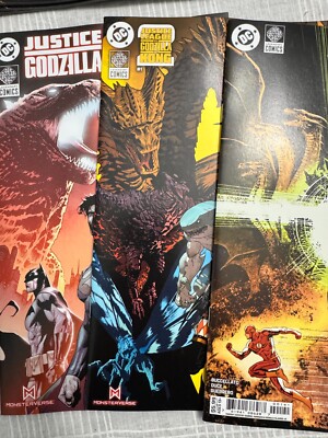 Justice League vs Godzilla vs Kong 2 #1 -3 book bundle -image