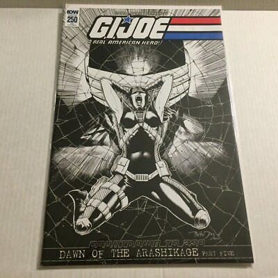 2018 Wondercon IDW GI Joe: A Real American Hero B&W Variant #250-image