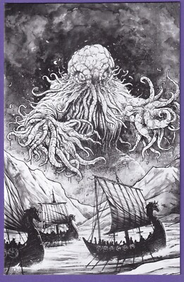 Godzilla Here There Be Dragons II Sons of Giants #2 1:10 Smith Variant!-image