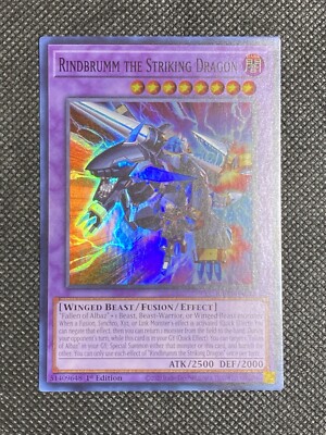 YuGiOh! - Rindbrumm the Striking Dragon RA02-EN025 Super Rare 1st Edition NM-image