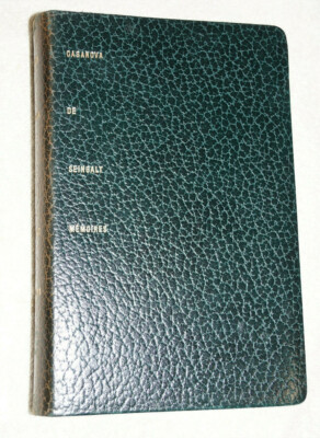 Memoire de Casanova de Seingalt  (1953) leather - French language-image