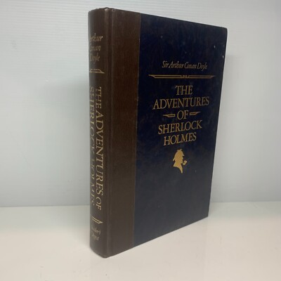 Adventures of Sherlock Holmes by Arthur Conan Doyle (Hardcover Book) Mystery-image