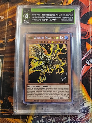 Degree 8 Winged Dragon of Ra (Alt Art) TN19-EN009 Limited Edition Yu-Gi-Oh Tcg-image