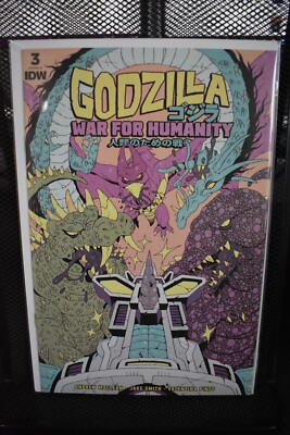 Godzilla War for Humanity #3 McKenzie Incentive RI Variant IDW 2023 Zoospora 9.6-image