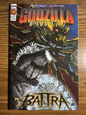 GODZILLA RIVALS VS BATTRA 1 NM/NM+ MARTINEZ VARIANT ONE-SHOT IDW PUBLISHING 2022-image