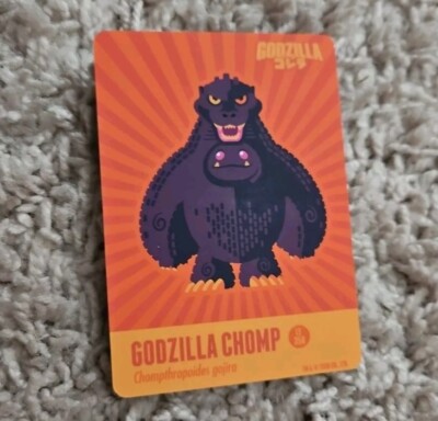 NYCC 2024 exclusive GODZILLA CHOMP CARD # 040/350 Abominable Toys Plastic Empire-image