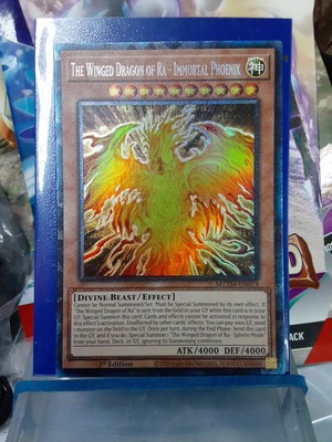 The Winged Dragon of Ra - Immortal Phoenix MZTM-EN074 Maze of the Master 1st...-image