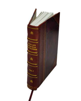 Harvard Memorial Biographies [Ed. By T.W. Higginson]. [With] Sup [Leather Bound]-image