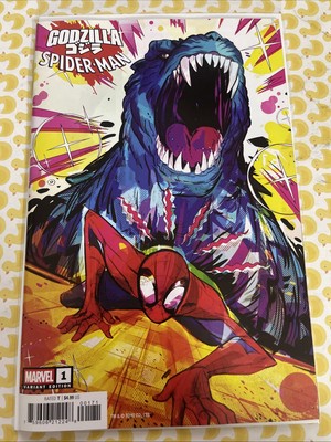 GODZILLA Vs. SPIDER-MAN #1 NICOLETTA BALDARI VARIANT COVER G monster marvel-image