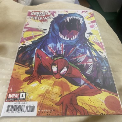 Godzilla Vs Spider-Man #1 - Baldari Variant Cover - Marvel 2025-image