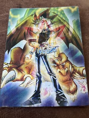 Yugioh Yugi Yami Atem Anime 3D Lenticular Thick Card-image