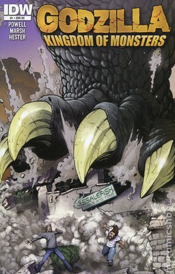 Godzilla Kingdom of Monsters #1 Ssalefish Variant VF 2011 Stock Image-image