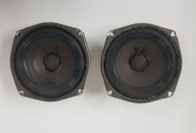 (PAIR) Vintage 5-Inch Mid Speaker BIC-6178, Fisher or GEFCO EIA Code 1056, 8 Ohm-image
