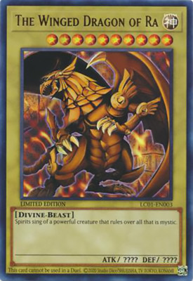 The Winged Dragon of Ra - LC01-EN003 - Ultra Rare Limited Edition - NM/M!-image
