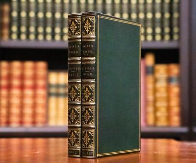 1832 Robin Hood English Outlaw Fine Leather Bound by J Wright Binder Illustrated-image
