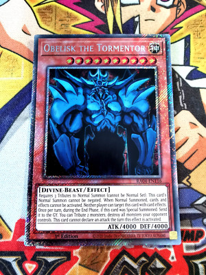 Obelisk the Tormentor ra04-en116 (NEW) Platinum-Secret Yu-Gi-Oh-image