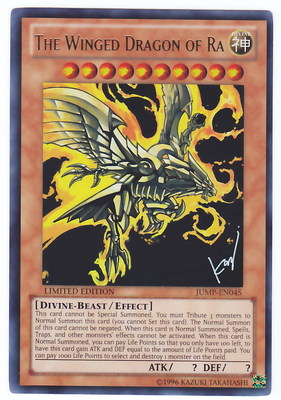 YUGIOH • Winged Dragon of Ra Winged Dragon of Ra GOD JUMP-EN045 ULTRA NM -image