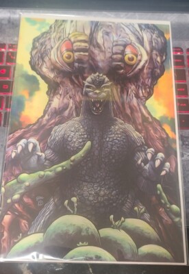 Godzilla War For Humanity #1 VARIANT COVER Scott McFarland Ken Berube IDW Comic-image