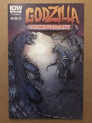 Godzilla Half Century War #5 Retailer Incentive IDW Variant Comic Book RI-image