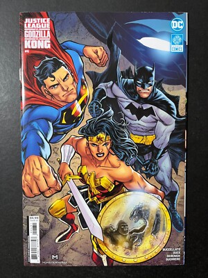 JUSTICE LEAGUE VS GODZILLA VS KONG #6 *NM OR BETTER!* (2024)  MANAPUL VARIANT!-image