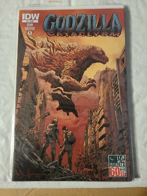Godzilla Cataclysm #1 Dave Wachter Cover, IDW, 2014; Cullen Bunn!-image