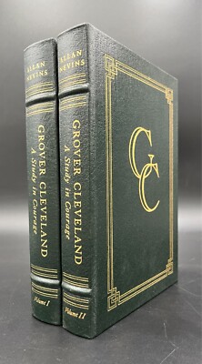 Grover Cleveland: A Study in Courage. 2 Volumes. Easton Press. Leather.-image