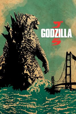 Godzilla (2014) Movie Poster Jigsaw Puzzle 120 300 Pieces Pick A Size Lot Up-image