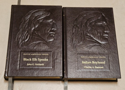 NATIVE AMERICAN VOICES Time Life Classics Books 2PC: Indian Boyhood & Black Elk-image