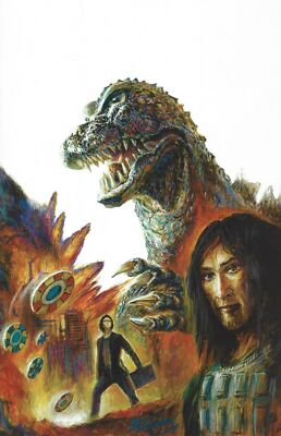 Godzilla Heist #1 1:25 Bob Eggleton Virgin Variant IDW 2025-image