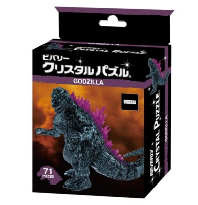 Crystal 3D Puzzle Godzilla 71 Pieces BEVERLY 50299 New Release JP-image
