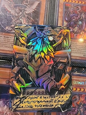 The Winged Dragon Of Ra Egyptian God Cards Card Holo Anime Yugioh Alt Art Rare-image