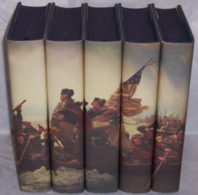 Easton Press LIFE OF GEORGE WASHINGTON 5 vols - Irving-image