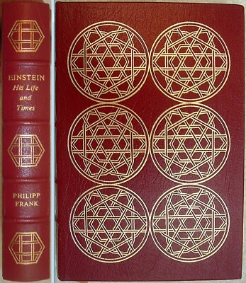 EINSTEIN His Life and Times by Philipp Frank Easton Press Leather 1988-image