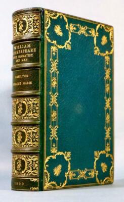 1900 William Shakespeare Poet Dramatist and Man #68 of 150 Bound by Riviere 10