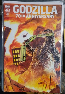 Godzilla 70th Anniversary E.J. Su #1 Variant IDW Comics 2024 One Shot NM-image