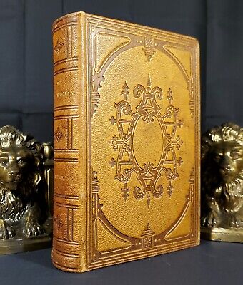 1857 THE TRUE WOMAN Life & Happiness Abroad By Jesse T. Peck LEATHER 1st Edition-image