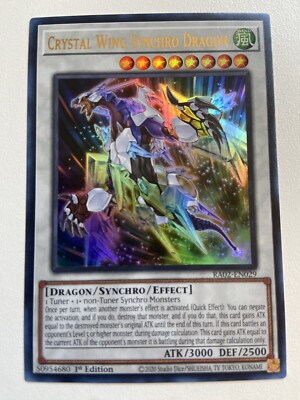 x1 Crystal Wing Synchro Dragon - RA02-EN029 - Ultra Rare - 1st Edition Yu-Gi-Oh!-image