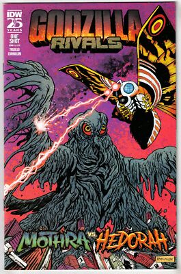 GODZILLA RIVALS MOTHRA VS HEDORAH #1-KEVIN ANTHONY CATALAN EXCLUSIVE VARIANT-IDW-image