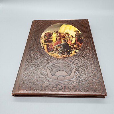 Time Life The Pioneers Old West Book Leather Bound 1978 Huston Horn-image