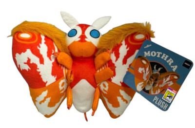 SDCC 2024 UCC Distributing Godzilla Mothra 6″ Neon Orange Blacklight Plush-image