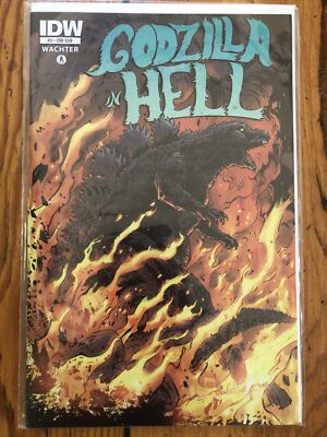 Godzilla in Hell #5 by Dave Wachter - Alberto Ponticelli SUB Variant NEW NM -image