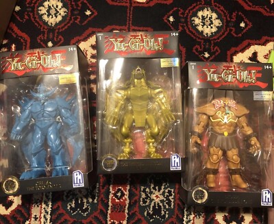 Yu-Gi-Oh! LOT PhatMojo Series 1 7” Action Figure Limited Exodia, Obelisk, Ra-image