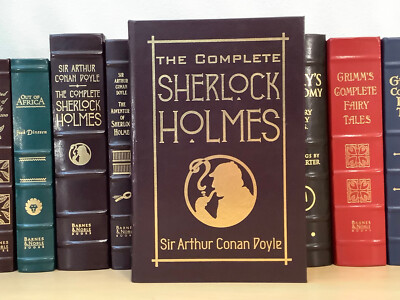 The Complete Sherlock Holmes by Sir Arthur Conan Doyle - leather VG-image